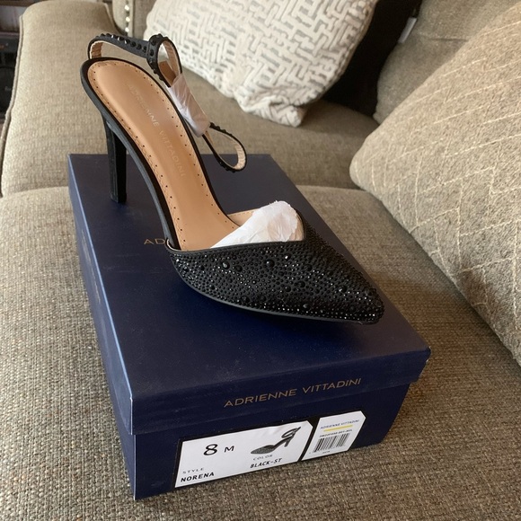BNWT Adrienne Vittadini Sequin Heel - Picture 1 of 6